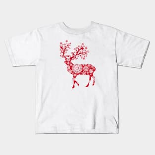 Reindeer Silhouette Kids T-Shirt